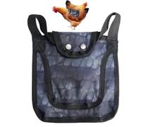 Chicken Saddle for Chickens - Chicken Saddle Set, Oxford Fabric 19 x 19 cm, Adjustable, Breathable, Full Spring Protection, Poultry Accessories for Outdoor Coop & Backyard Keeping, Spring