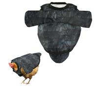 Chicken Saddles for Hens, Chicken Apron Back Protector Hen Mating Saddle Back Cover with Adjustable Shoulder Straps for Hens Pecking & Mating Protection (Grey)
