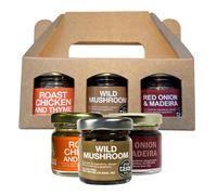 Chicken Sauce Gift Box (3 Jars x 28g) | Roast Chicken & Thyme, Wild Mushroom & Red Onion Madeira | Just Add Cream | Chicken Gravy, Marinade | Restaurant-Quality Cooking Sauce | Gluten Free