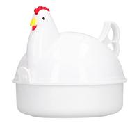 Chicken Shape Microwave Egg Cooker, 4 Eggs Capacity Three Speed Adjustment Potato Microwave Cooker Boiled Peanut Pot for Home Kitchen