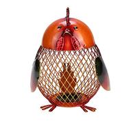 Chicken Shaped Iron Coin Bank, Small Piggy Bank Table Money Saving Box Decoration Art Crafting Gift