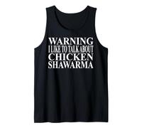 Chicken Shawarma Apparel | Awesome Food Lovers Design Tank Top