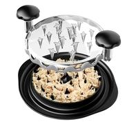 Chicken Shredder Lakeber Pro Chicken Breast Shredder Tool Twist with Clear Cover, Large Meat Shredder Machine, Easy cleaning, Anti-slip, Heat Resistant，BPA Free