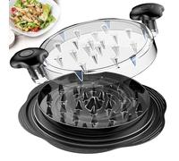 Chicken Shredder Large Chicken Breast Shredder Tool Twist with Brush&Fork, Visible Meat Shredder Machine, Strong Anti-Slip Strip, Ergonomic Handle, BPA Free, Suitable for Pork Beef Chicken