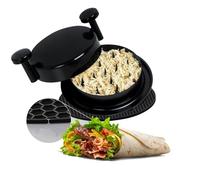 Chicken Shredder Meat Shredding Tool Twist Cutter with Handles Non-Skid Base (Black)