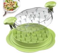 Chicken Shredder Tool Twist Large Meat Shredder with Brush&Fork, Matcha