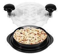 Chicken Shredder with Clear Lid Ergonomic Handle Quick and Easy-to-Use Meat Grinder Non-Slip Chicken Breast Shredder Food Grade Chicken Shredder Machine Dishwasher Safe for Pulled Pork Chicken