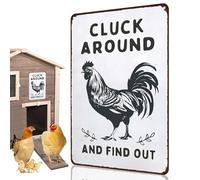 Chicken Signs for Chicken Coop, Funny Chicken Signs,Farmhouse Signs Decorative Signs | Chicken Coop Decor, Funny Chicken House Sign, Chicken House Decor