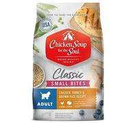 Chicken Soup for the Soul Pet Food Chicken Soup for the Soul Small Bites Dry Dog Food Chicken, Turkey and Brown Rice, 28 Pound