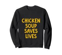 Chicken Soup Saves Lives Grandma Matzo Ball Kosher Deli Sweatshirt