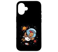 Chicken Space Universe Astronaut Poultry Farming Farm Case for iPhone 16