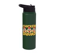 Chicken Squad Design for Chicken Lover Stuff | Kids Chicken Stainless Steel Insulated Water Bottle