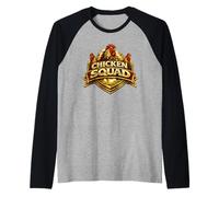 Chicken Squad Hen Lover Backyard Flock Gift Raglan Baseball Tee