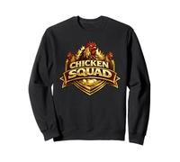 Chicken Squad Hen Lover Backyard Flock Gift Sweatshirt