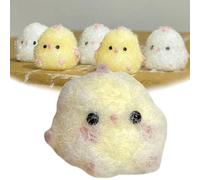 Chicken Squish,Handmade Little Chicks Squeeze Toys,Chubby Chicks Shape Squishies Toys,Ultra Soft Cute Taba Squish Chick,Chick Squeeze Toys for Stress Relief,Stress Relieving Gifts for Easter Birthday