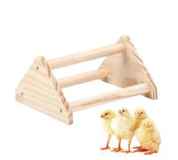 Chicken Stand Toy, Chicken Place for Coop, Wooden Chicken Training Perch, Sturdy Structure, Resting Accessory for the Inner Environment of Any Cage