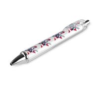 Chicken Star Rock U.S. Flag Ballpoint Pen for Office Work 2 PCS | Funny Retractable Pens Medium Point 0.5mm Soft Grip for Men Women