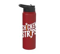 Chicken Strips Funny Dancing Chicken Stainless Steel Insulated Water Bottle