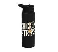 Chicken Strips Pole Dance Fun Design Stainless Steel Insulated Water Bottle
