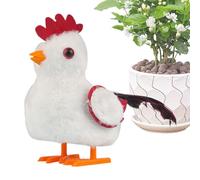 Chicken Stuffed Animal Electronic Toy | Electric Chicken Animated Toy Chirping Plush | Interactive Sensory Educational Plush Doll for Early Development Creative Play