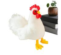 Chicken Stuffed Animal - High Density Synthetic Textile , Ergonomic Longitudinal Bird Chassis, Reinforced Polymer Aesthetic Module | For Living Room, Bedroom, Office, Car, Travel