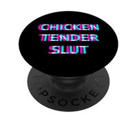 Chicken Tender Slut Crispy Nuggets Fried PopSockets Adhesive PopGrip