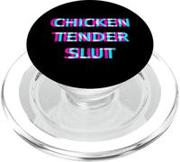 Chicken Tender Slut Crispy Nuggets Fried PopSockets PopGrip for MagSafe