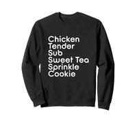 Chicken Tender Sub Sweet Tea Sprinkle Cookie - Pub Sub Order Sweatshirt