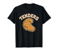 Chicken Tender Varsity College Athletic Graphic Food Humor T-Shirt