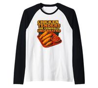 Chicken Tenders are Criminally Underrated Comfort Food Lover Raglan Baseball Tee