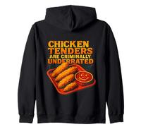 Chicken Tenders Are Criminally Underrated Comfort Food Lover Zip Hoodie