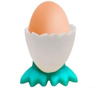 Chicken Themed Egg Cup Made from Safe Plastic for Breakfast Table Use Microwave Compatible for Convenient Egg Heating (Green)