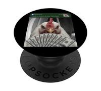 Chicken There Is Motion At Your Front Door Rooster Silly PopSockets Adhesive PopGrip