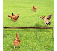 Chicken Toys, Extra Long Chicken Perch Toys, Woodern Chicken Roosts and Perches Stand Training Perch for Poultry Rooster Chicks Large Bird Chicks Parrot, 44.88” Long (Antique Color)