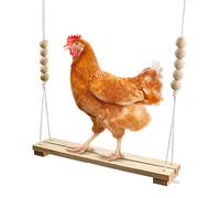 Chicken Toys for Coop | Wooden Natural Chicken Coop Toys | Poultry Care necessities for Chicks Hens Farm Habitat Home Producers Outdoor Patio