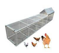 Chicken Tunnel,Foldable Chicken Tunnel Run for Yard and Outside,Mobile Chicken Run Extension for Yard with Cover.