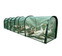 Chicken Tunnel Run with Sun Net Nylon Removable Door Enclosure
