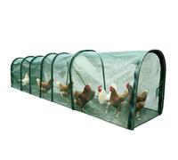 Chicken Tunnel with Sun Net Nylon Removable Door Enclosure