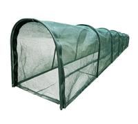 Chicken Tunnels For Outside - Foldable Poultry Run With Shade Net
