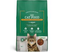 (Chicken, Turkey and Vegetables, 3 kg (Pack of 1)) by Amazon - Complete Dry Cat Food with Chicken, Turkey and Vegetables, 1 pack of 3kg