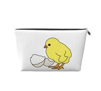 Chicken Vagilo Leather Toiletry Bag - Stylish & Durable Toiletry Kit for Travelers, Cosmetic Organizer, Makeup Bag, Carry-On, Portable Organizer, Zippered Pouch