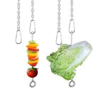 Chicken Veggies Skewer Vegetable Coop Hanging Chicken Feeder Toy for Hen, Rooster, Duck, Poultry