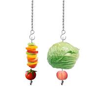 Chicken Veggies Skewer Vegetable Hanging Feeder Toy Chicken Fruit Feeder for Hens Chicken Large Birds Pet