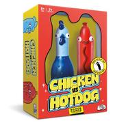 Chicken vs Hotdog - Fun & Silly Party Game, Perfect Flip Challenge Game for Garden Parties and Outdoor Family Fun. Includes Bonus Cards & Online Extras