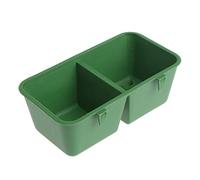 Chicken Water Cup With Hooks Cage Hanging 2-Cup Food Bowl For Pigeons Ducks Doves Rabbits Easy To Clean
