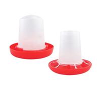 Chicken Water Feeder | Chick Feeder And Waterer Set,Backyard Birding Supplies for Indoor Outdoor Family Friends Pet Farm Barn Backyard