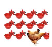 Chicken Water Hunts, Automatic Chicken Water Cup - Chicken Poultry Water Stops - Solid Water Solid Food Feeder for Chicken Watering Duck Paddle
