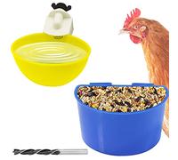 Chicken Waterer Automatic Watering Cups, Poultry Feeder and Waterer Set,Suitable for Duck Goose Bird Rabbit