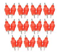 Chicken Waterer Nipples, 20PCS Automatic Chicken Water Nipple Drinker Feeders Chicken Watering Nipples Water Nipples for Chicken Watering Poultry Hen Screw Style for Duck Livestock