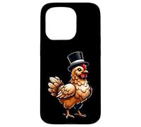 Chicken Wearing A Hat Case for iPhone 15 Pro